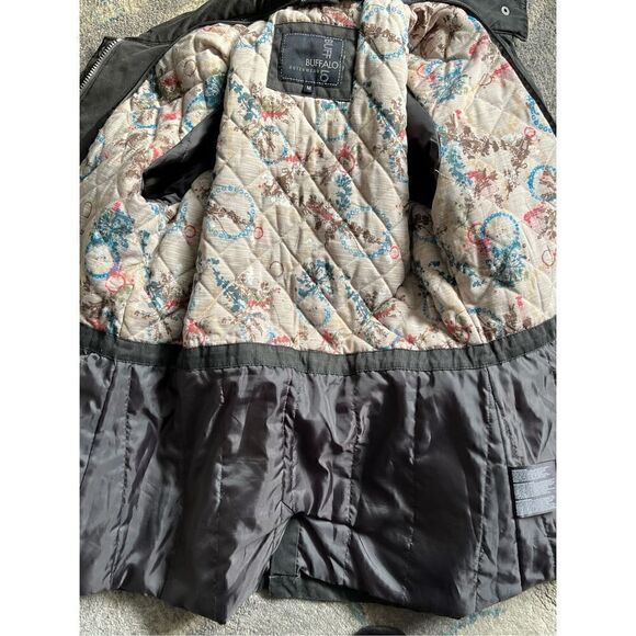 Buffalo 5 Women’s Heavyweight Poly/Cotton Zip-Up Snap Front Jacket Size Medium - Picture 11 of 15